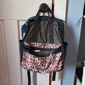 LeSportsac mixed media backpack